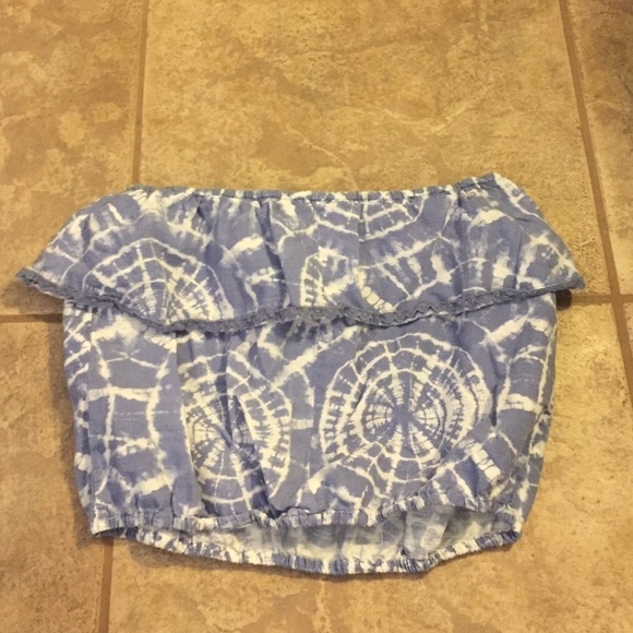 TIE dye strapless top - Picture 4 of 6